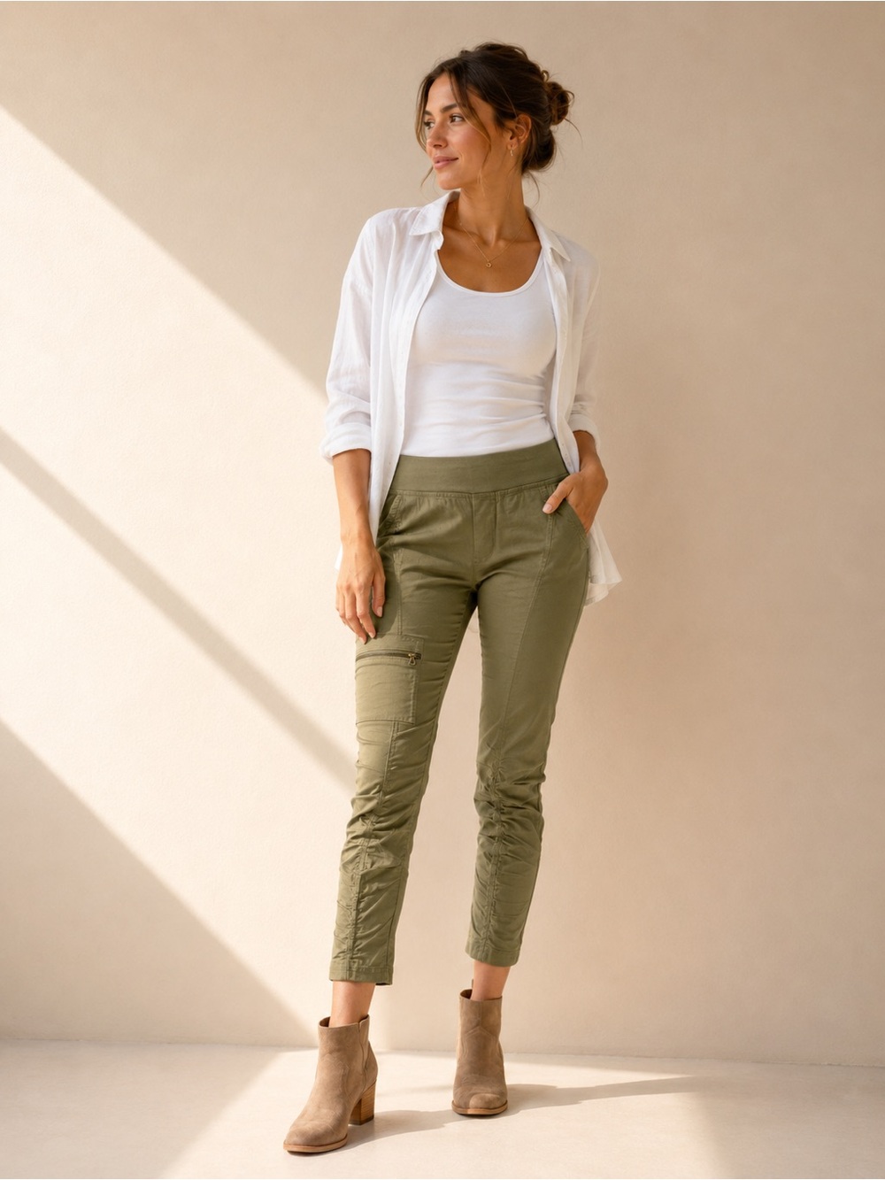 XCVI high waist jetter pants